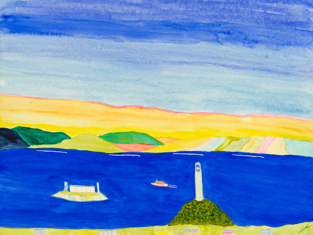 Afterglow Over San Francisco Bay