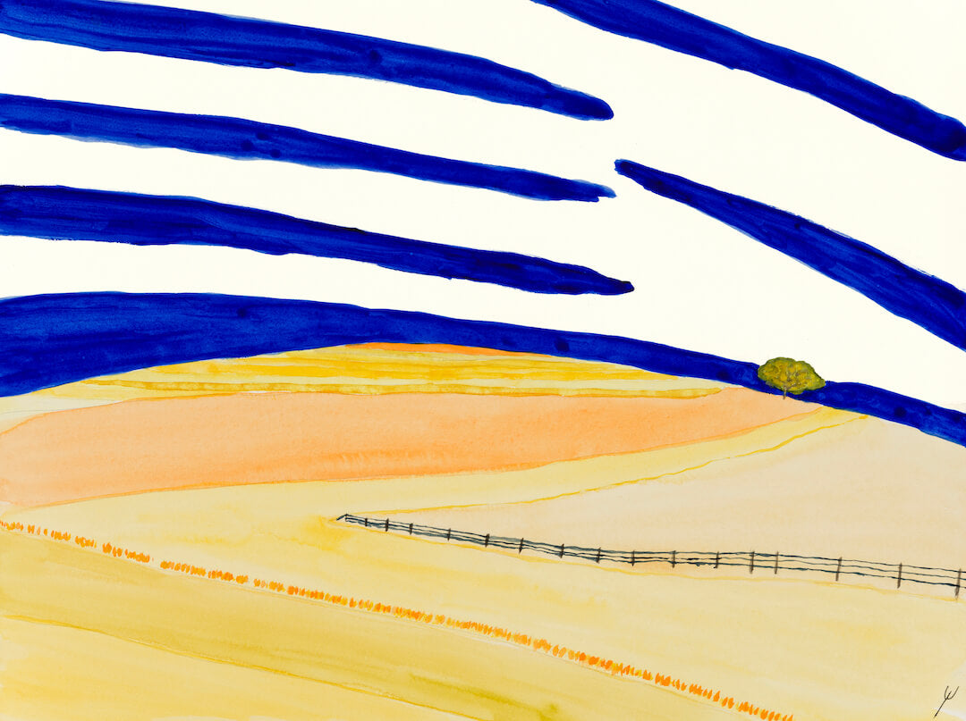 Autumn Hillside, Oliver County, North Dakota