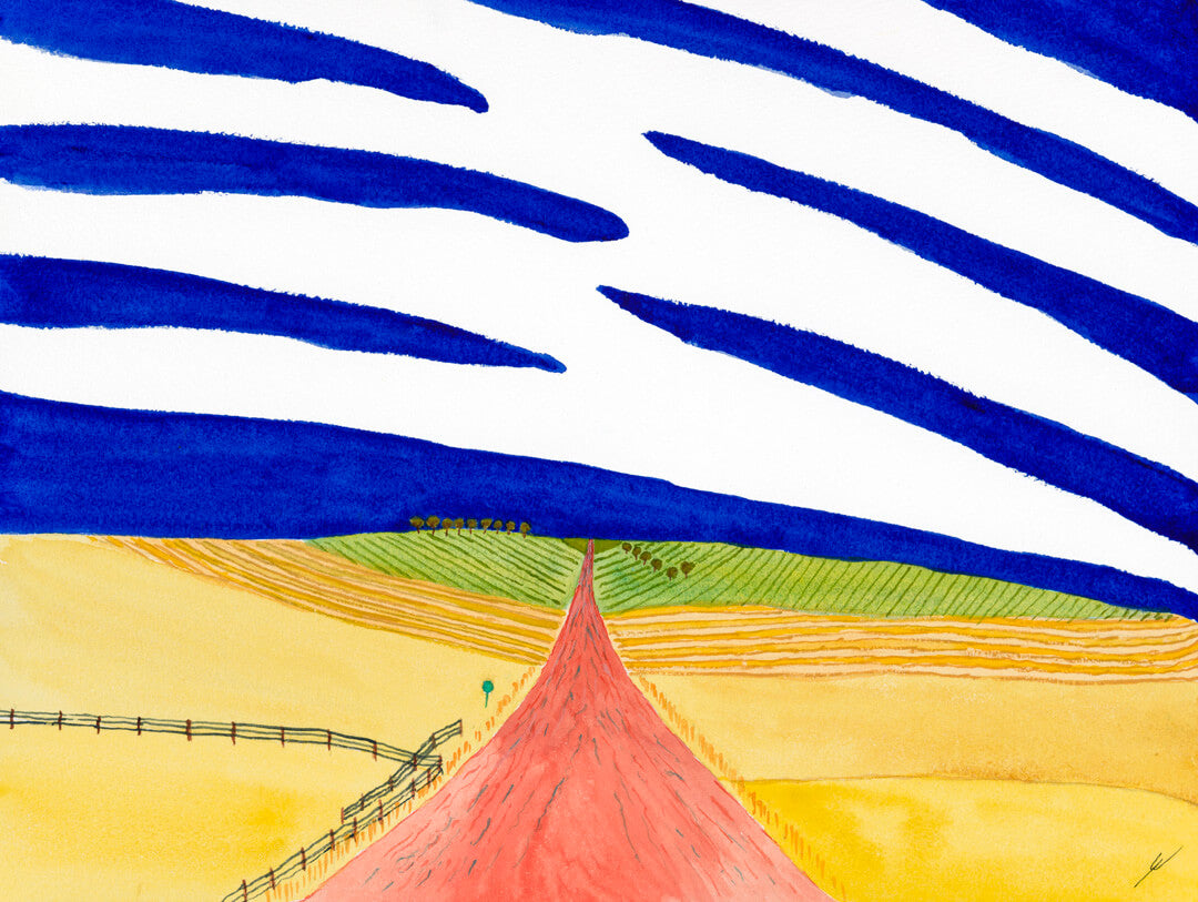 Autumn Road, Oliver County, North Dakota