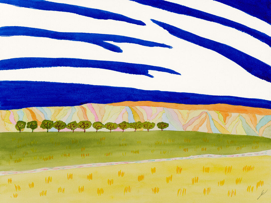 Bluffs Near Knife River, North Dakota