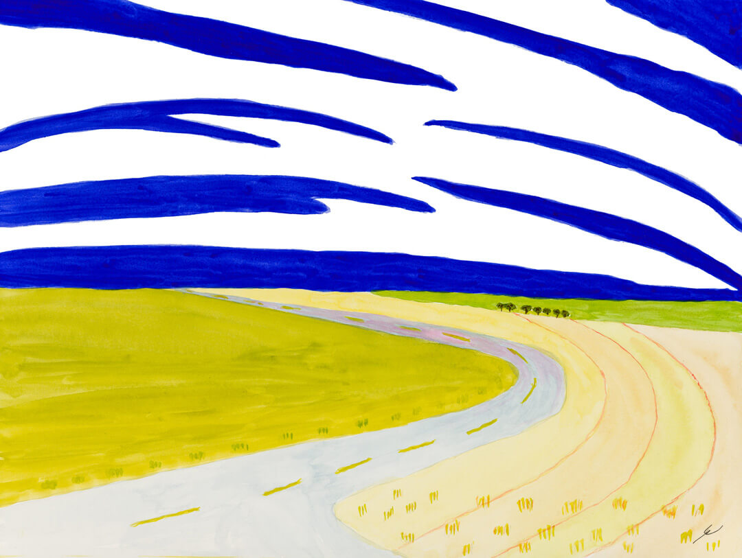 Curving Road, Ward County, North Dakota