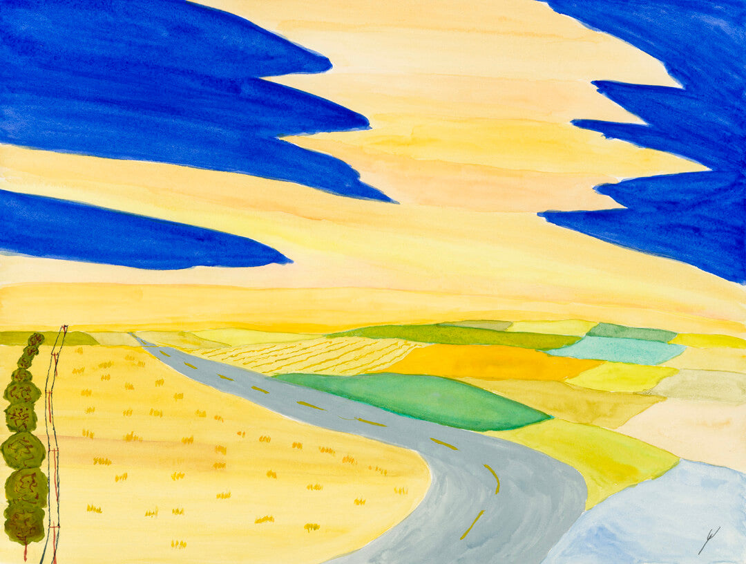 Fields After a Storm, McLean County, North Dakota