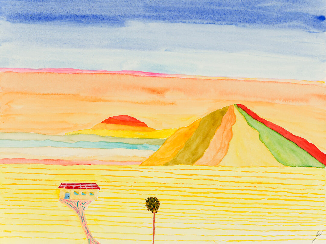 Fields and House at Dusk, Poipu, Kaua'i