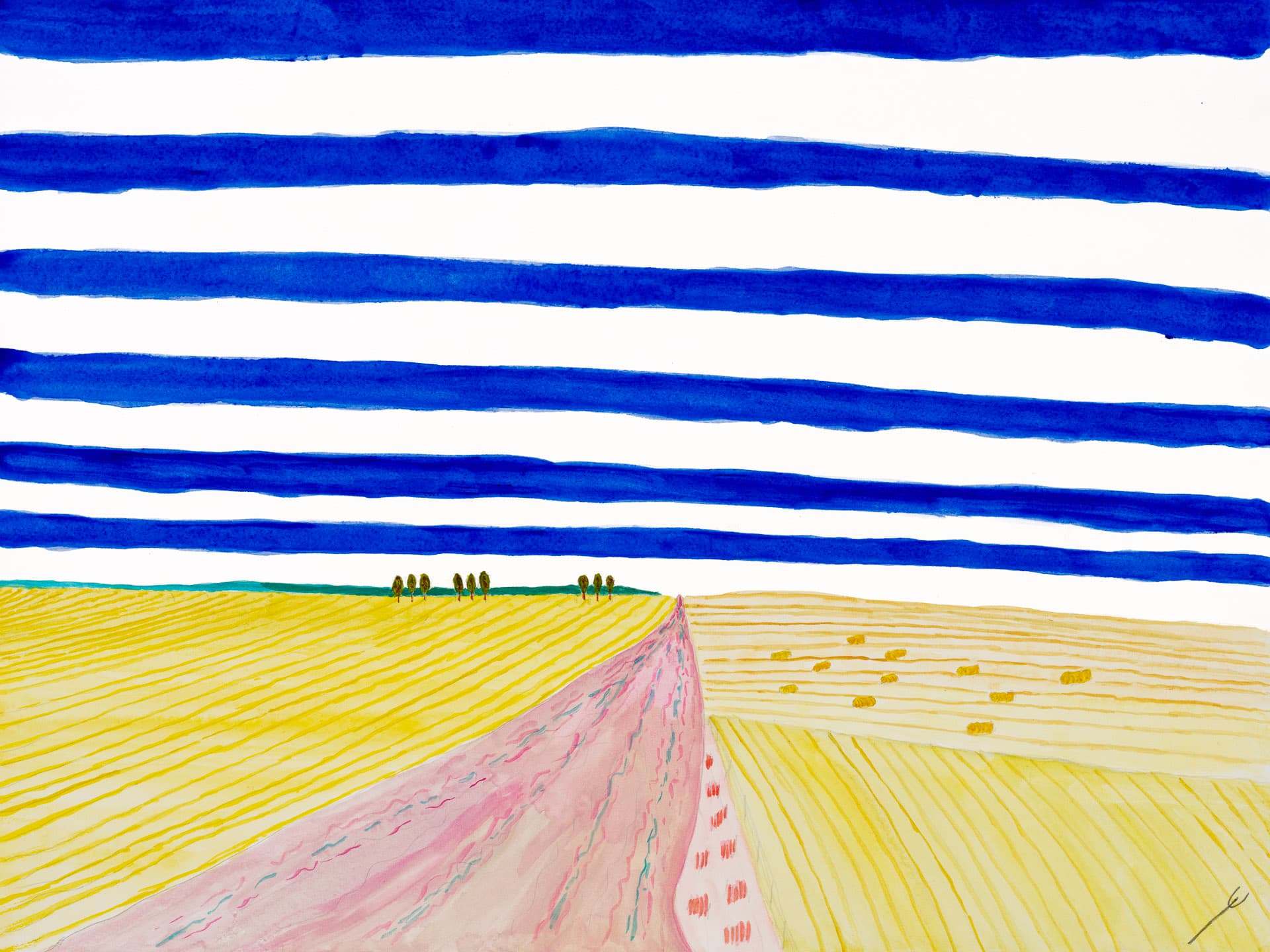Fields and Road, McLean County, North Dakota