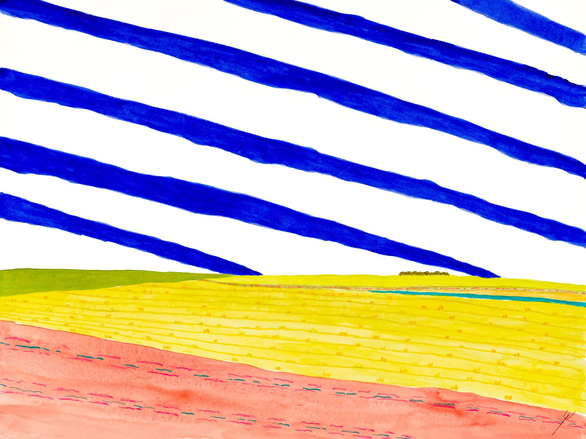 Fields in September, McLean County, North Dakota