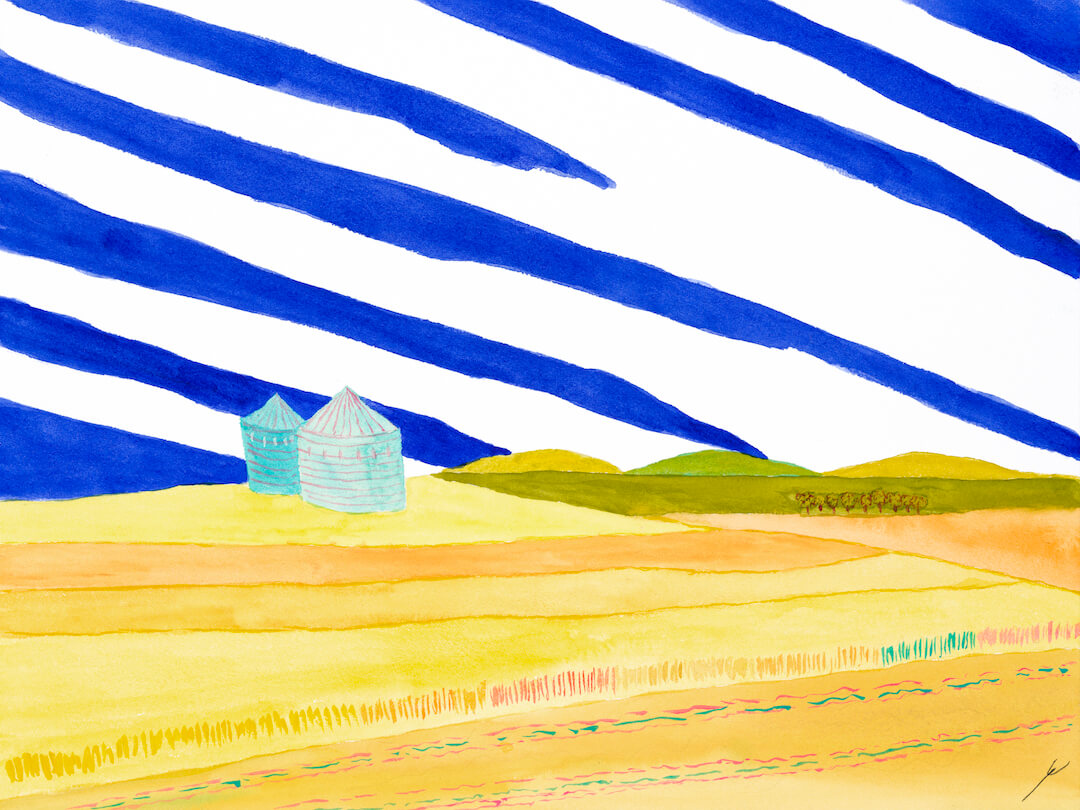 Grain Silos, Mercer County, North Dakota