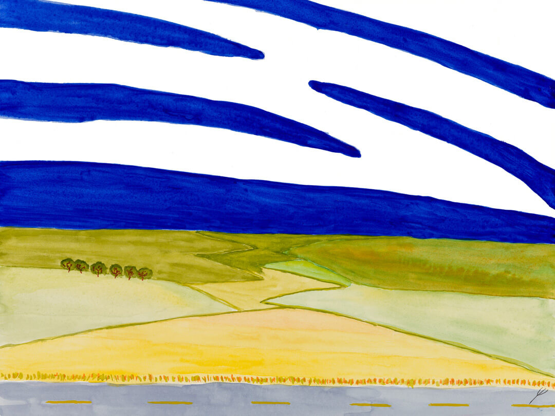 Green Hills Near Turtle Lake, North Dakota