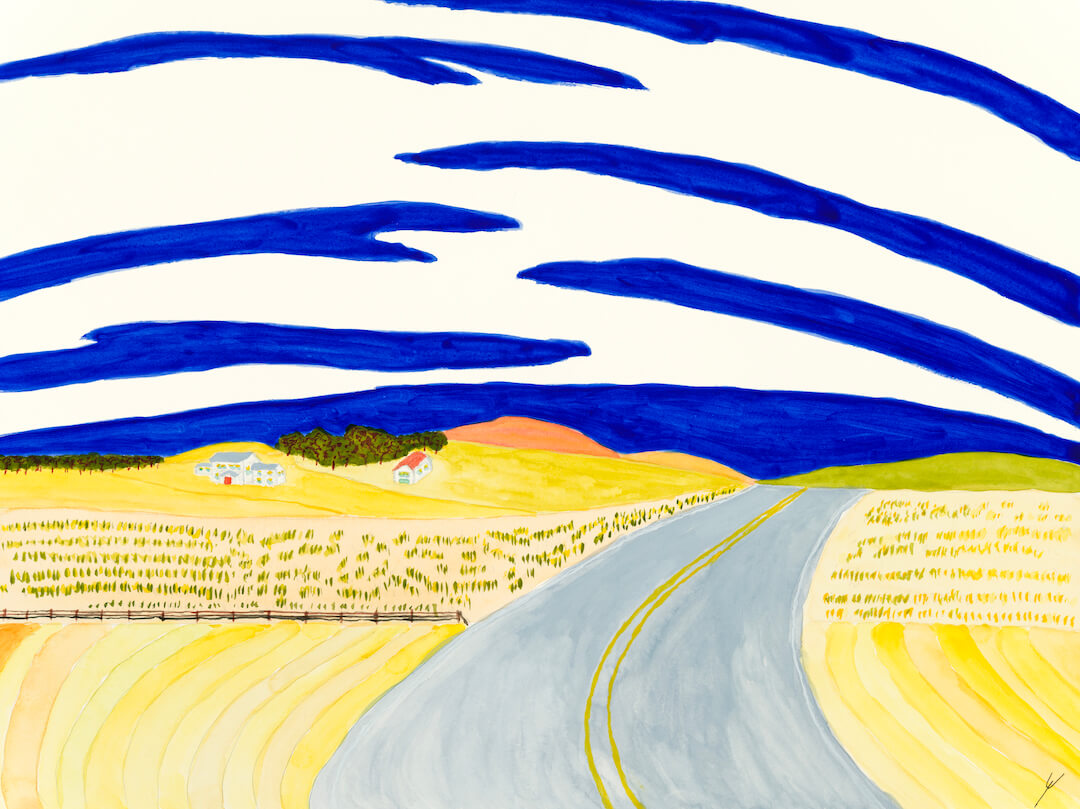 No Passing Zone, Oliver County, North Dakota