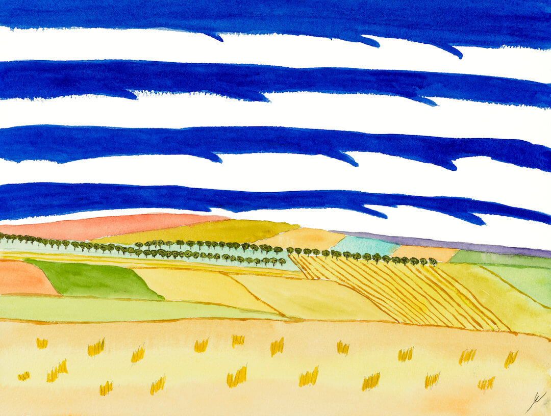 October Fields, Oliver County, North Dakota