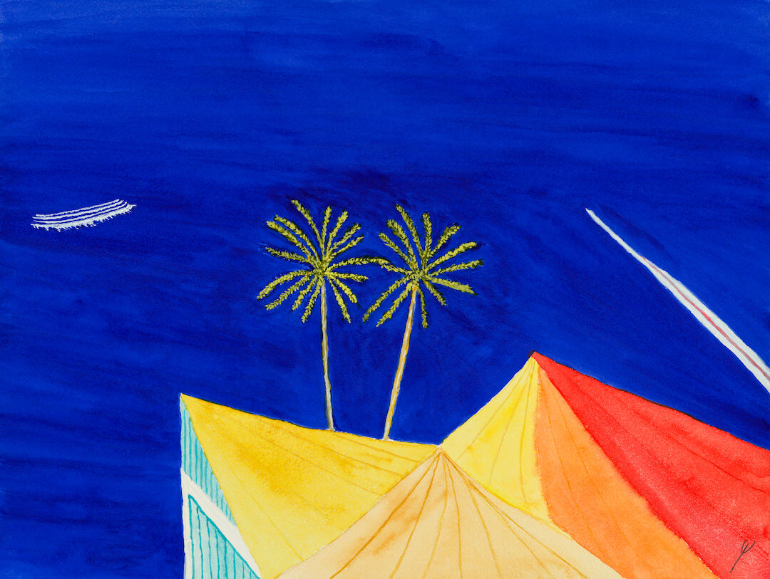 Palm Trees by the Ocean, Honolulu