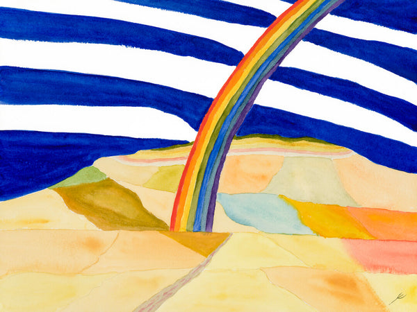 Rainbow and Sandia Mountains, New Mexico