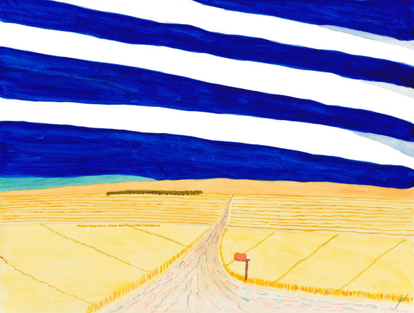 Red Mailbox and Sunny Fields, Morton County, North Dakota