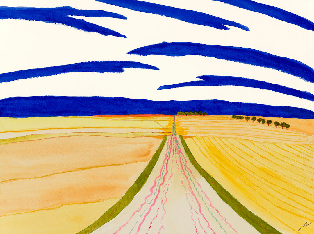 Road Across the Prairie, Oliver County, North Dakota