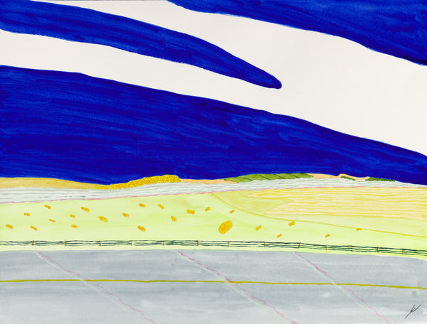 Road Past Hay, North Dakota