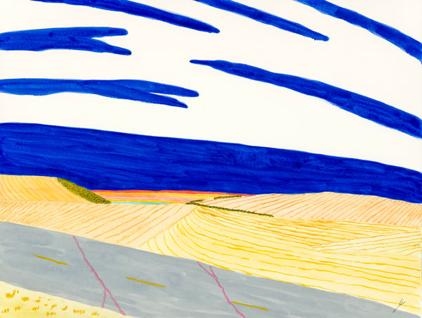 Road and Fields, Dunn County, North Dakota