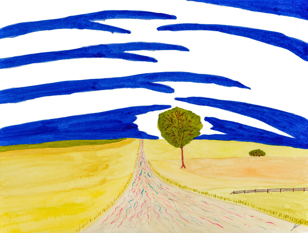 Road in August, McLean County, North Dakota