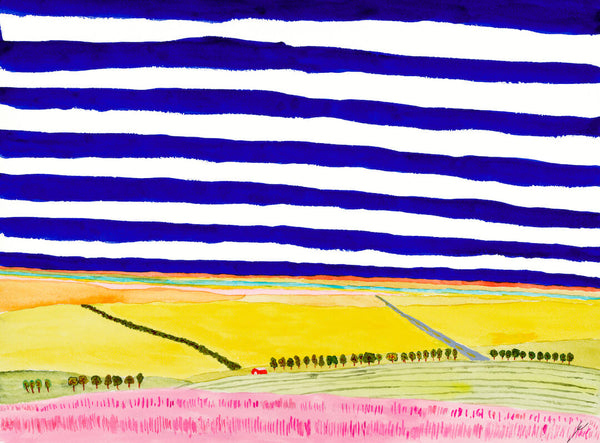 Road and Fields, Oliver County, North Dakota