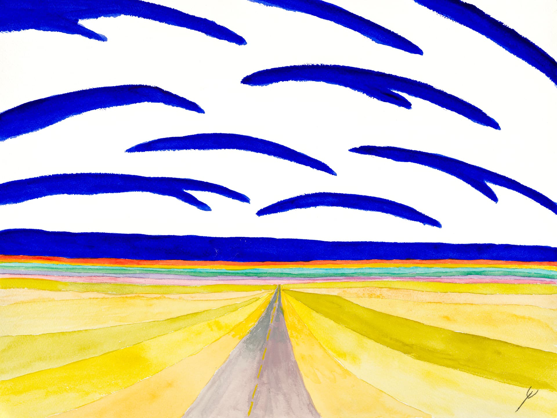 Road to Bright Hills, Oliver County, North Dakota