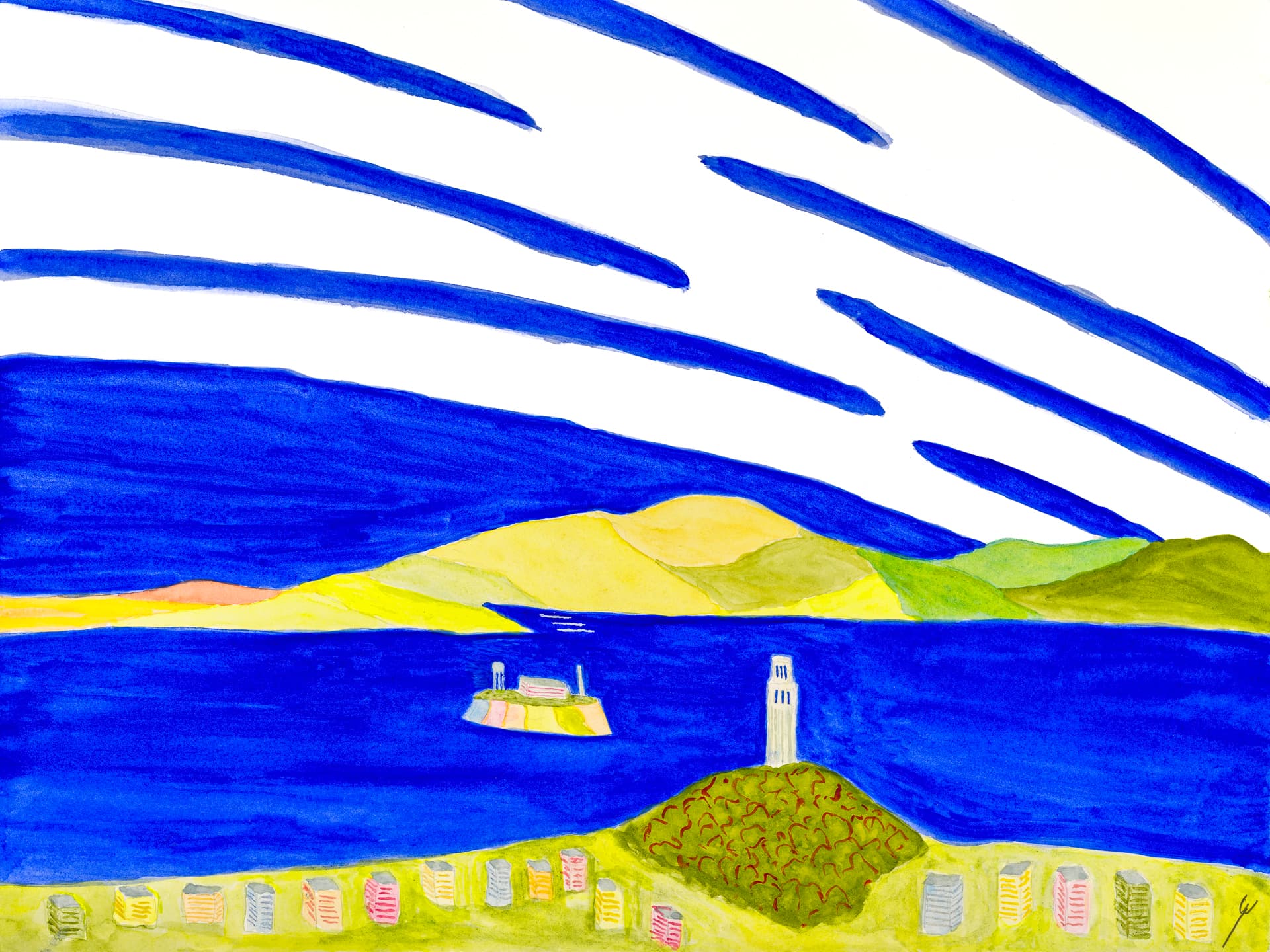 San Francisco Bay in August
