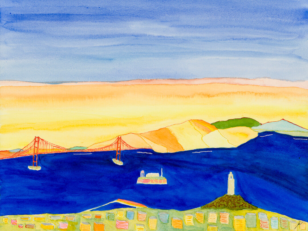 Sunset Over San Francisco Bay