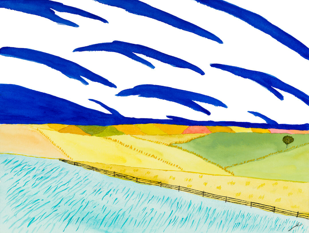 Windy Day, Oliver County, North Dakota