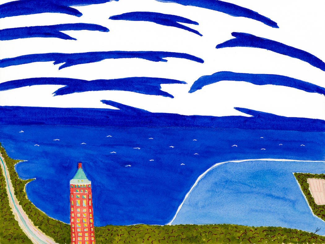 Windy Day on Lake Michigan, Chicago