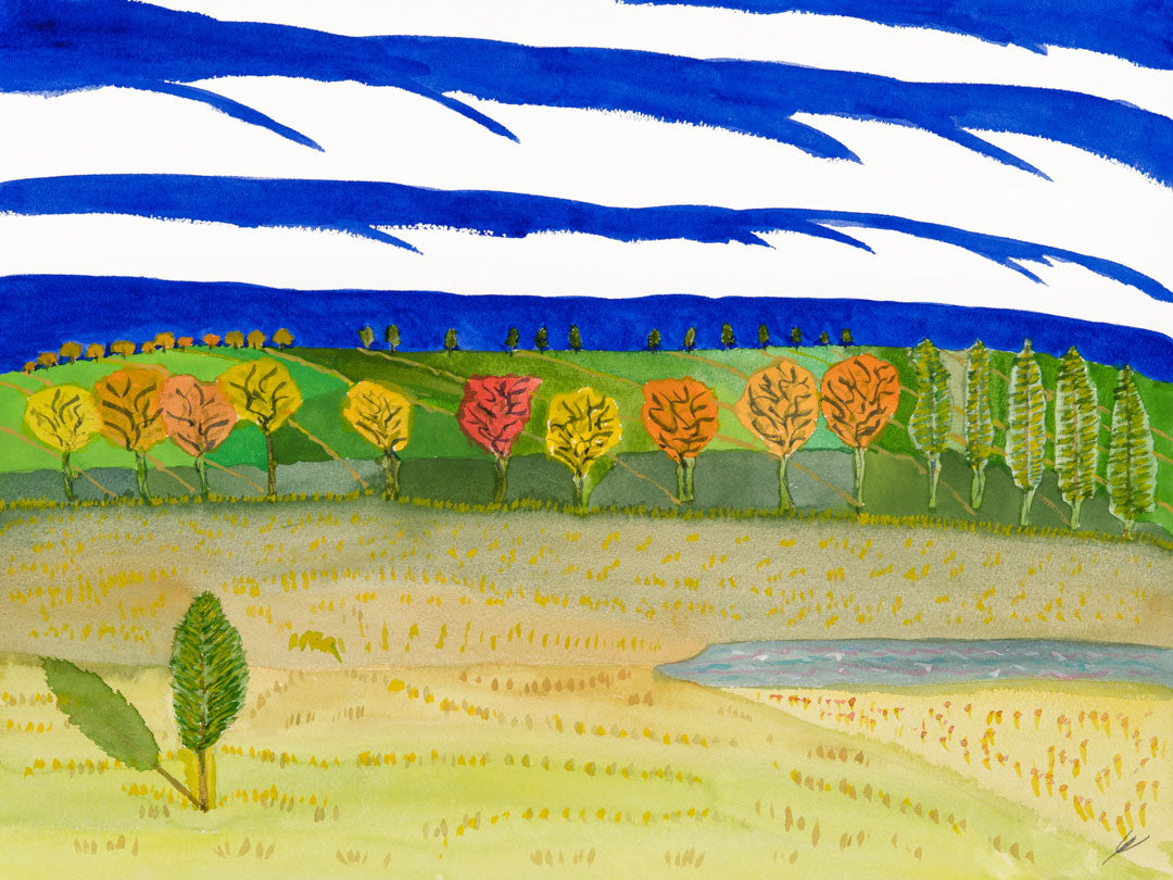 A Warm Fall Day, North Dakota