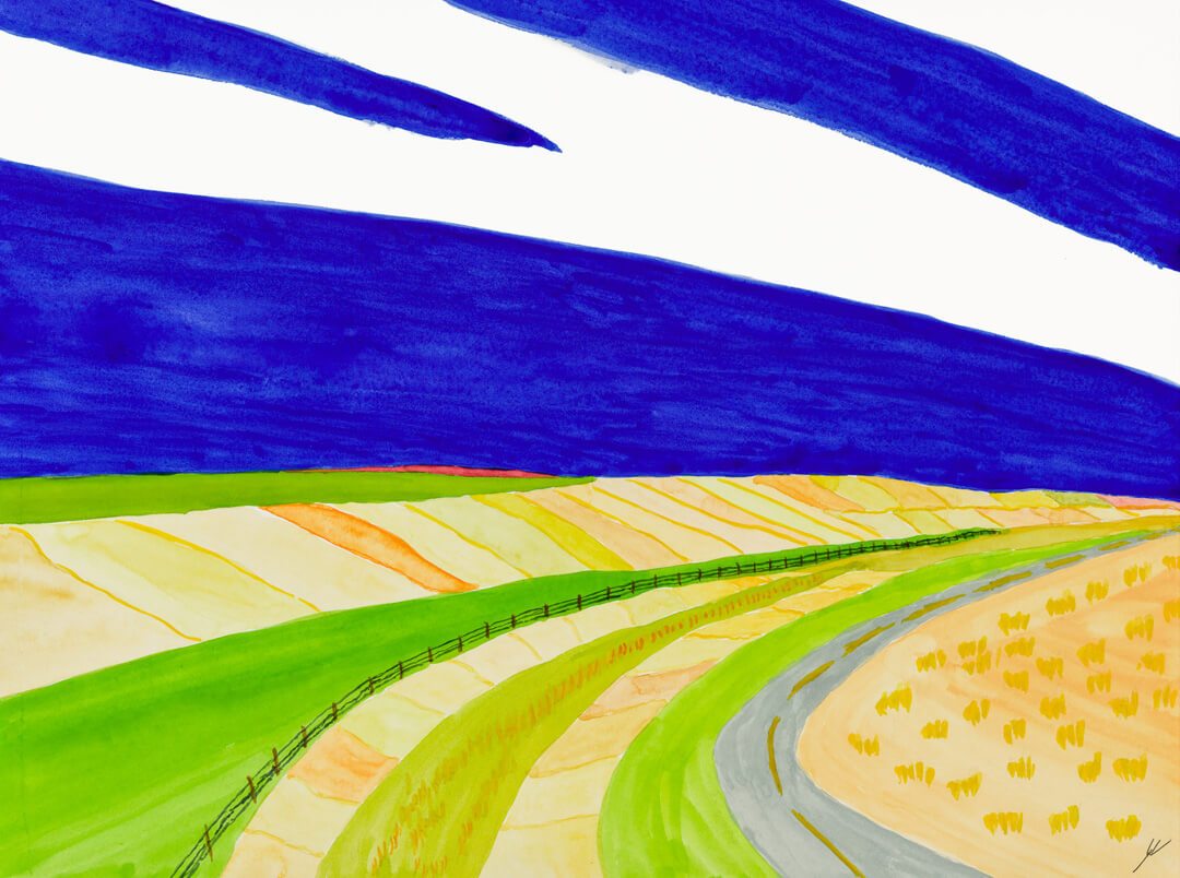 Along a Swale, North Dakota