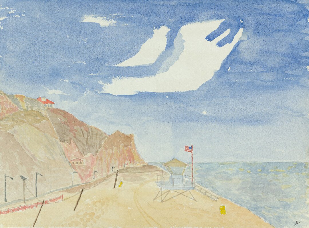 Angel Cloud Over Lifeguard Station