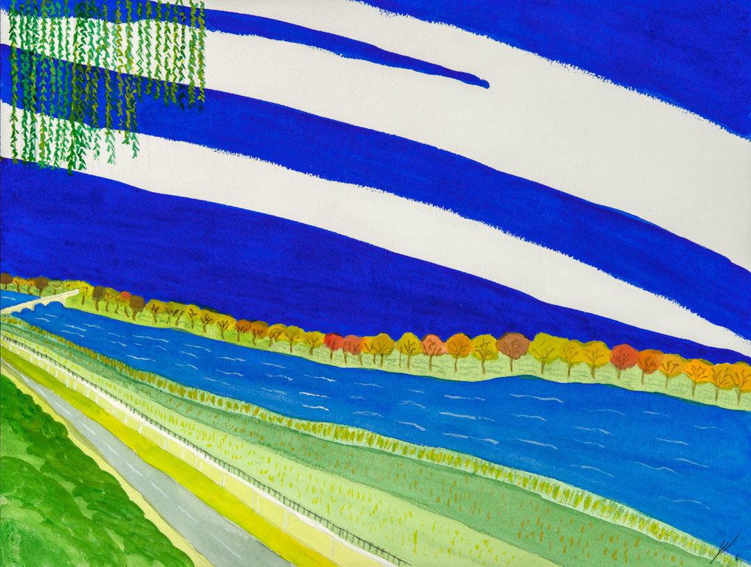 Arlanzon River at Burgos, Spain