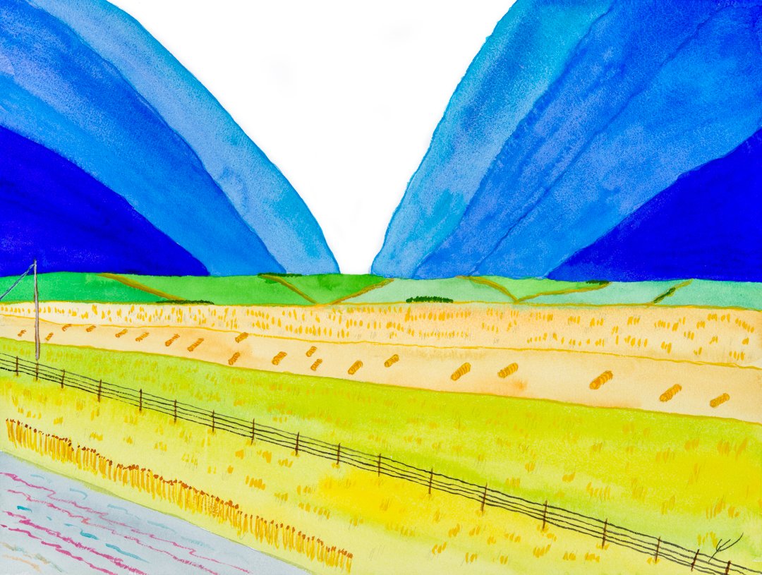 Autumn Fields and Sky, North Dakota