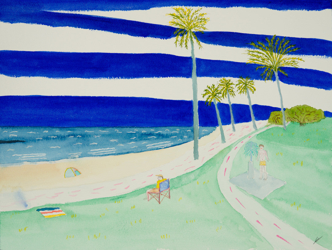 Beach Watcher on a Windy Day, Kaua’i