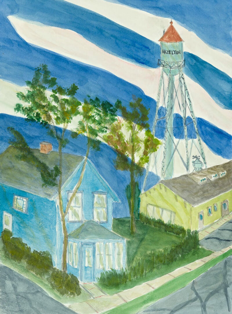 Blue House in Hazelton