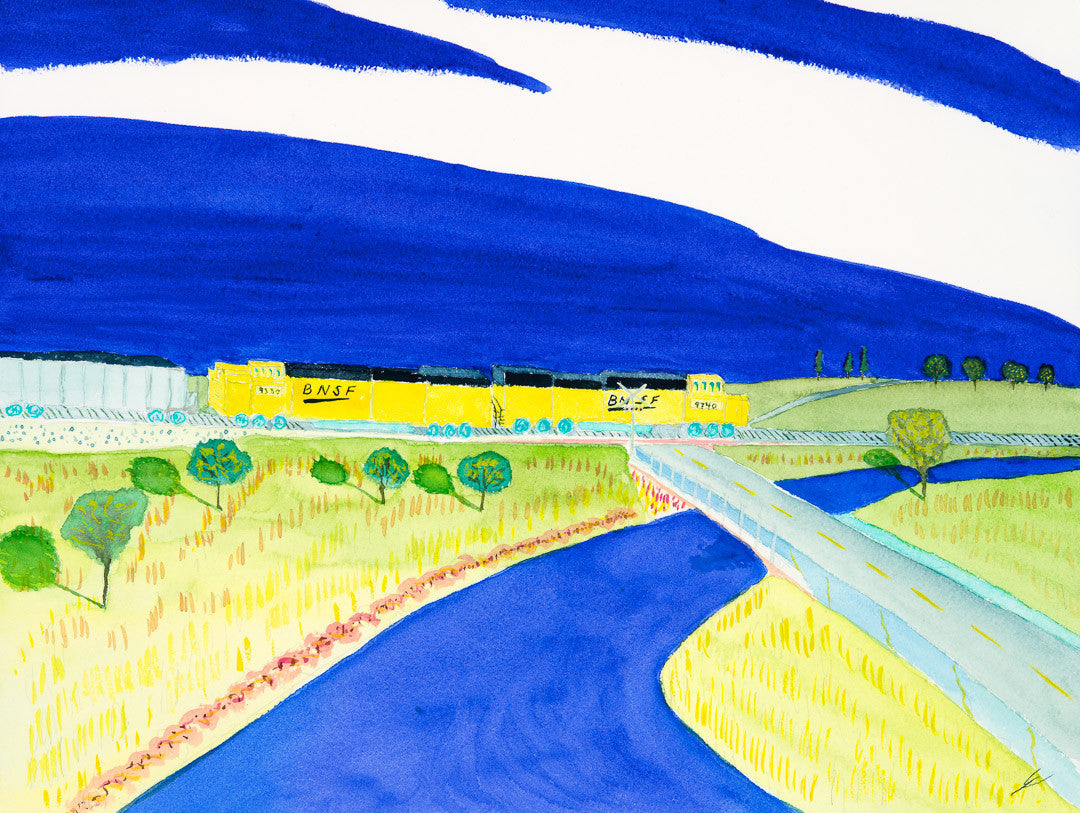 Coal Train Near Judson, North Dakota