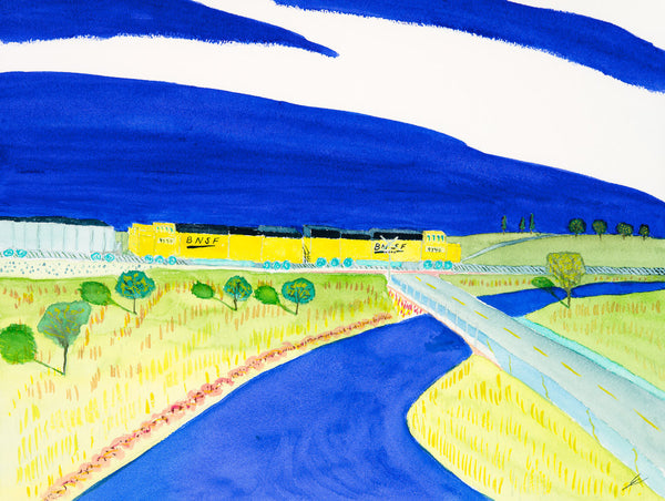 Coal Train Near Judson, North Dakota