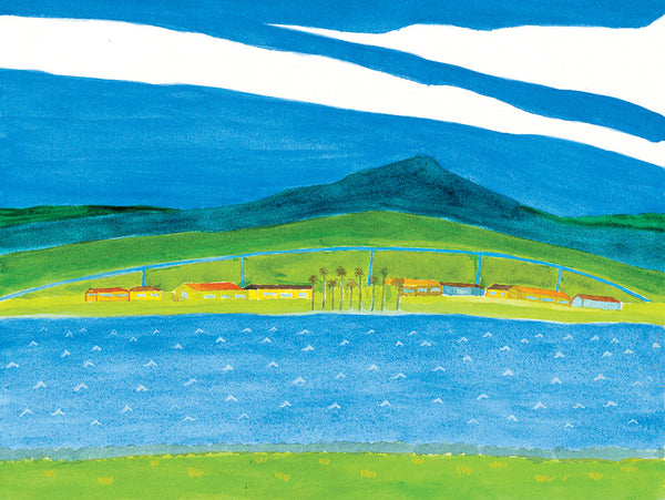 Coronado Bridge from Shelter Island