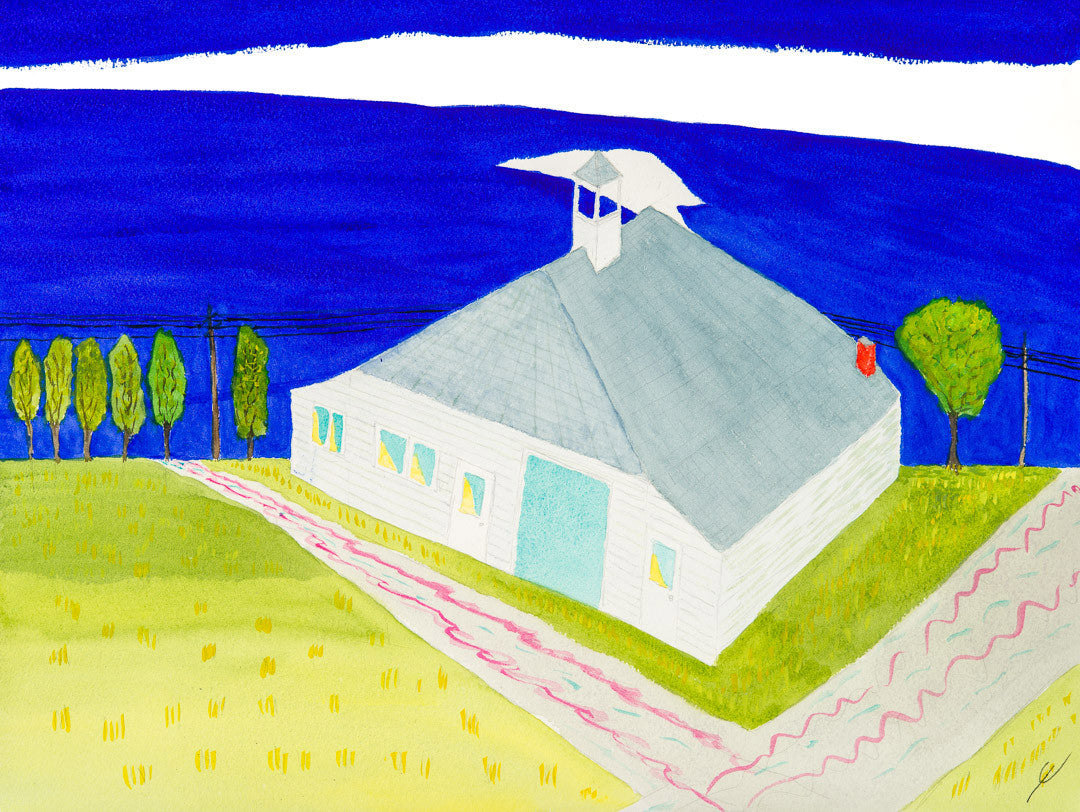 Country School Converted into A Barn