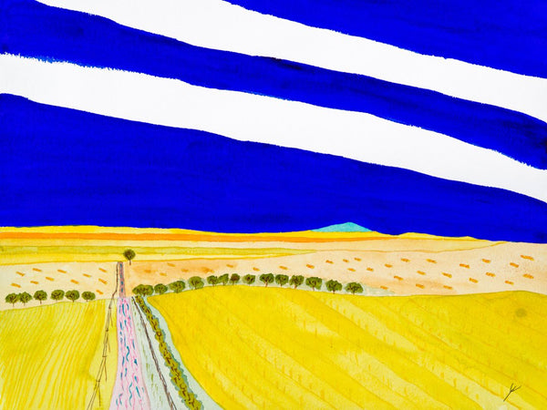 Country Road in August, North Dakota