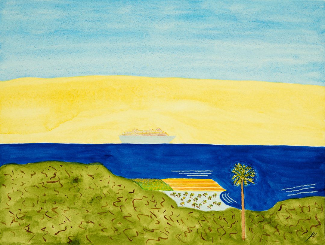 Cruise Ship Departing Nawiliwili, Kaua'i