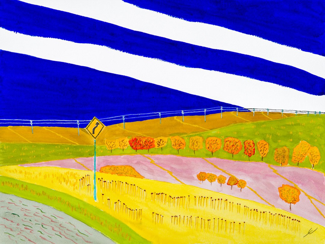 Curve Ahead, North Dakota