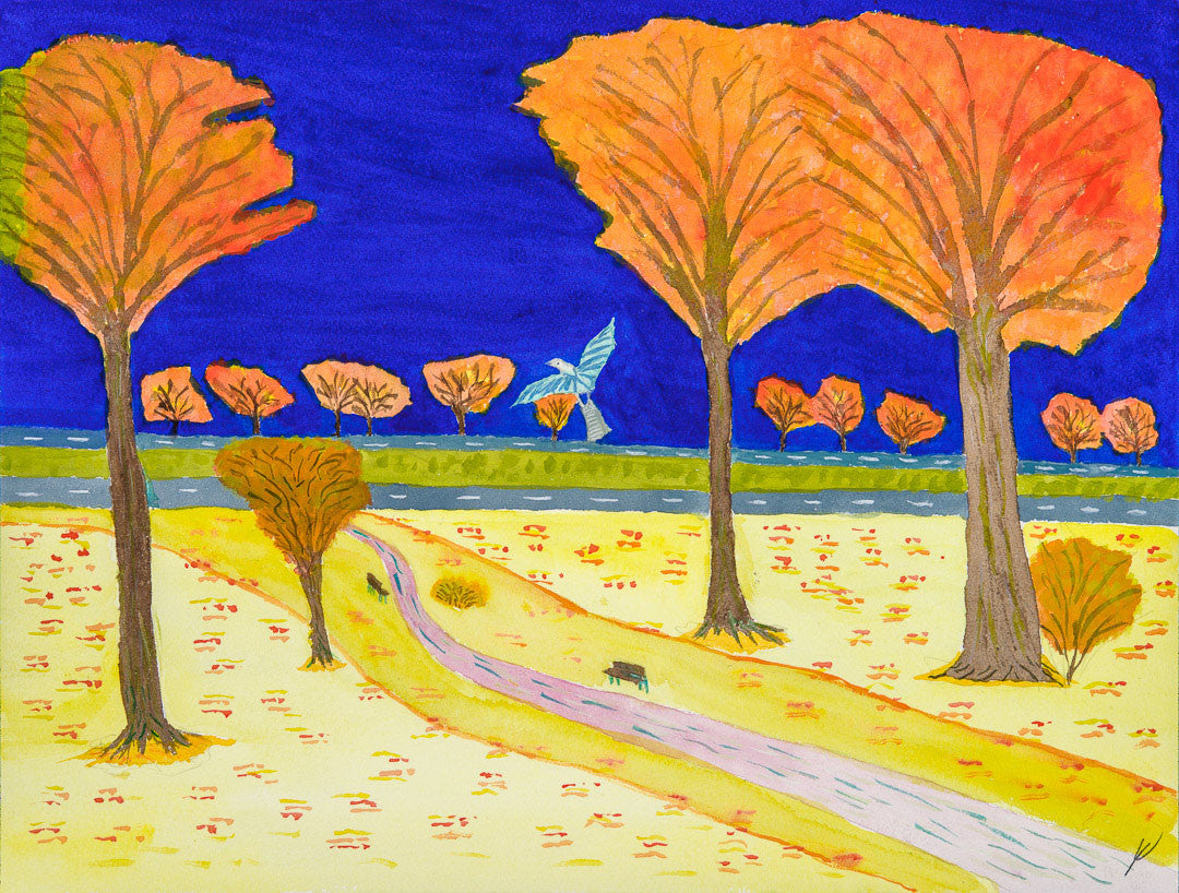 Custer Park in Autumn, North Dakota