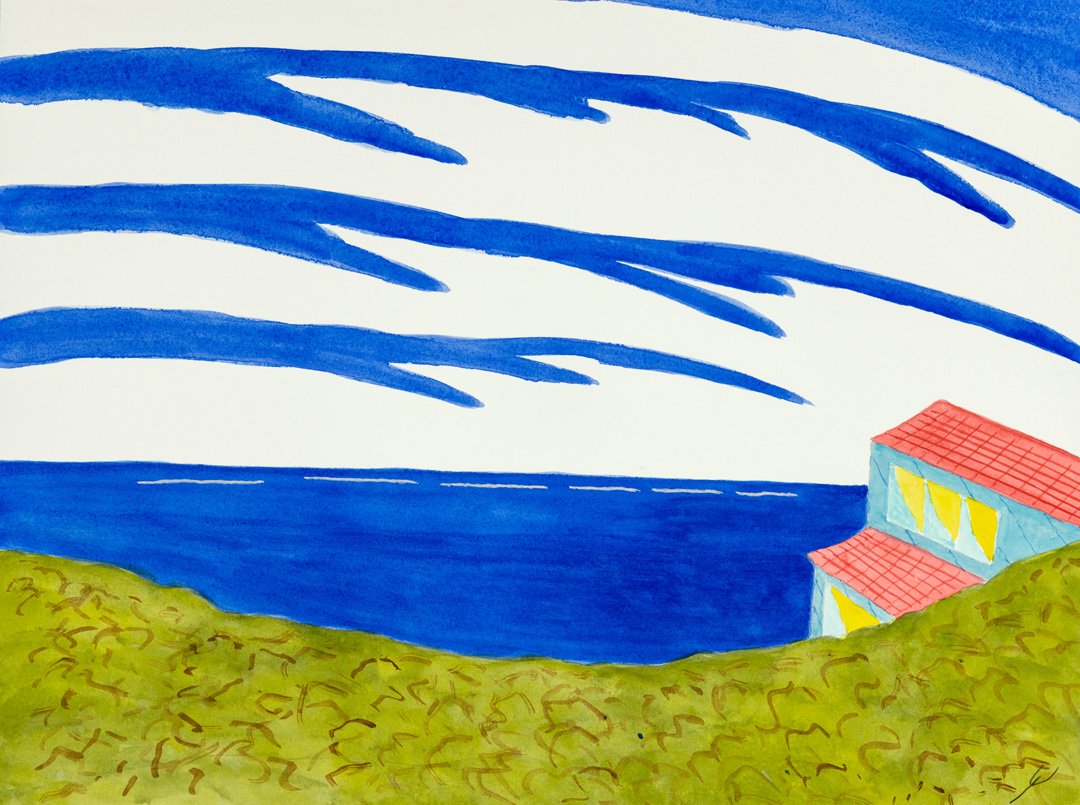 Ellen’s House and the Ocean, Kaua’i