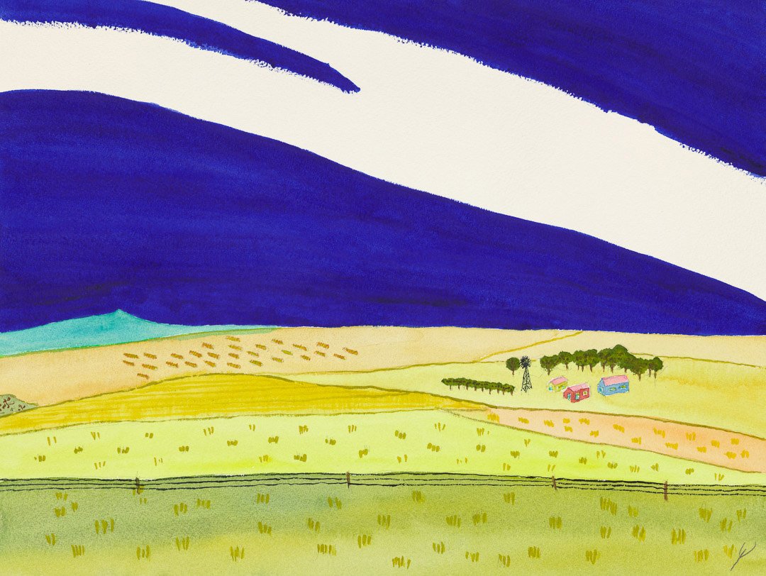 Farm in the Fall, North Dakota