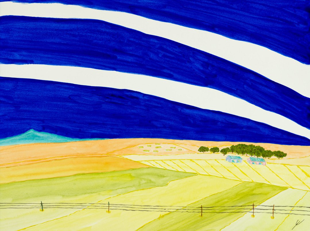 Farmstead in Spring, North Dakota