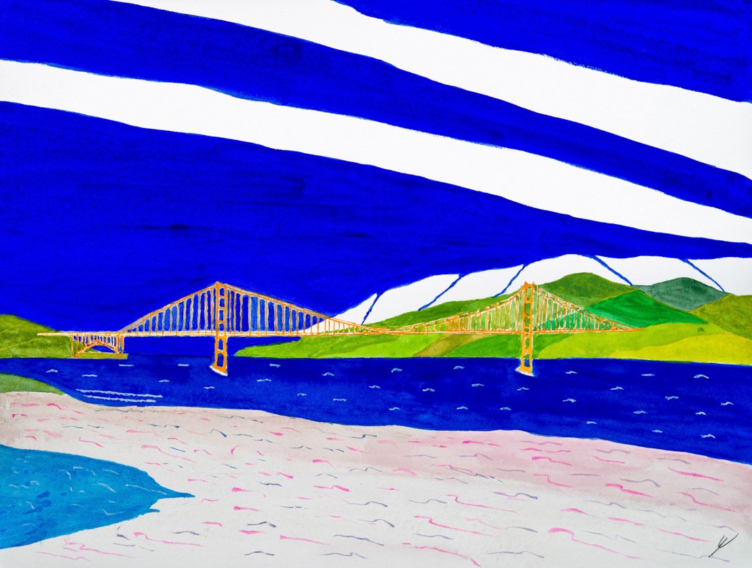 Golden Gate Bridge from Crissy Field