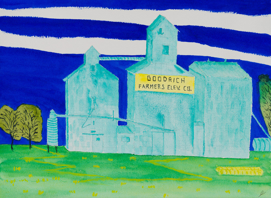 Grain Elevators, Goodrich, North Dakota