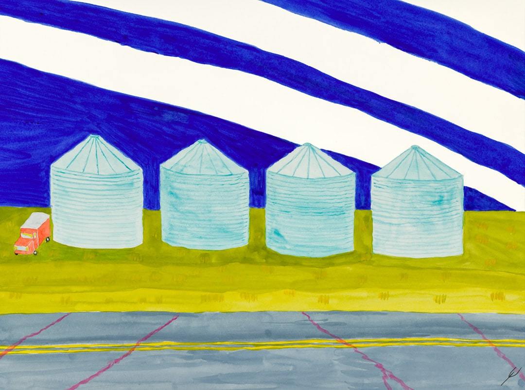 Grain Storage Bins, North Dakota