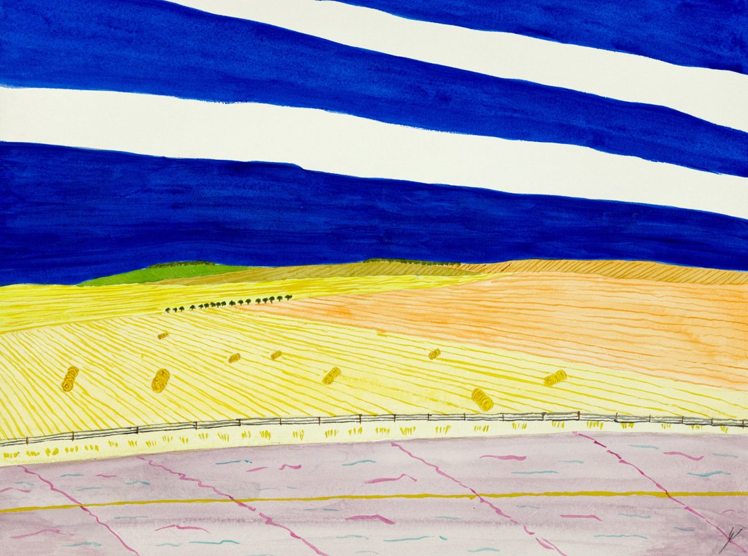 Hay Fields in August, North Dakota