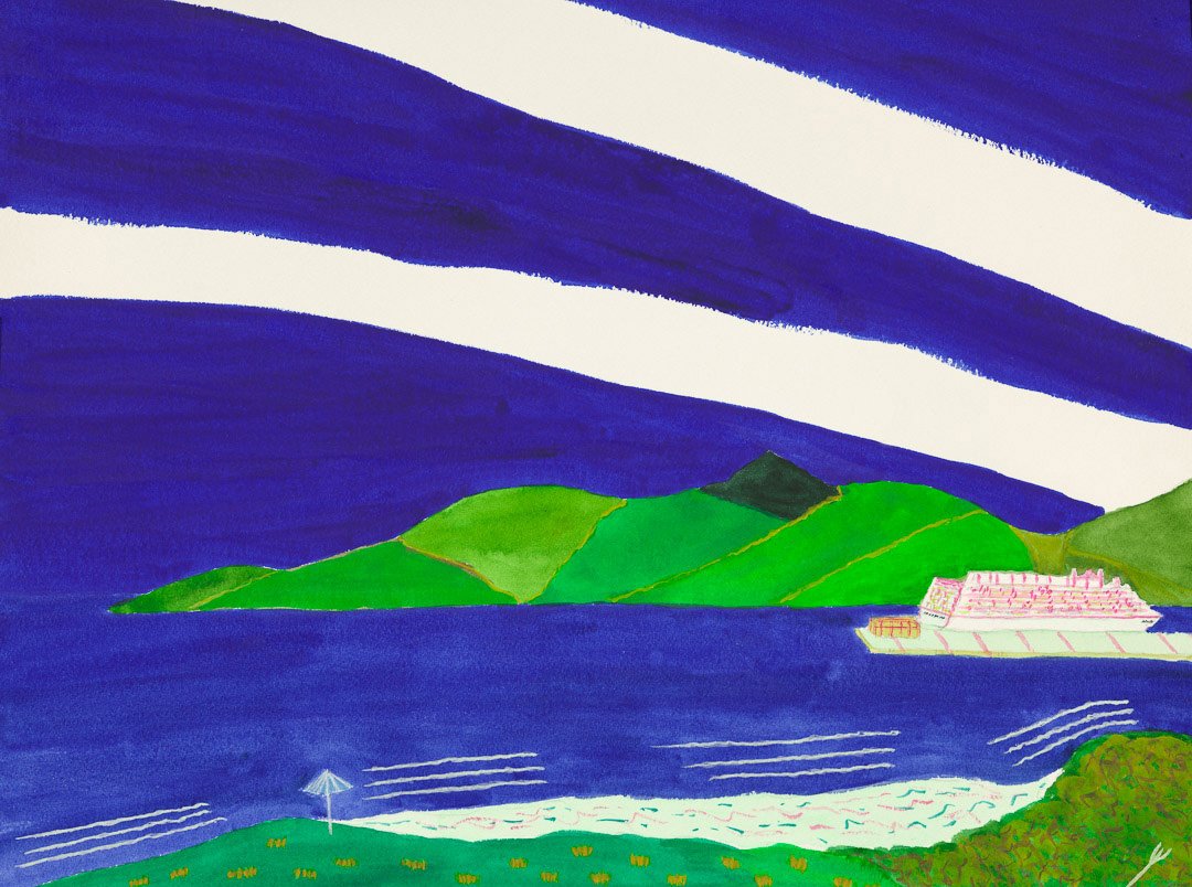 Kalapaki Beach and Nawiliwili Harbor, Kaua'i