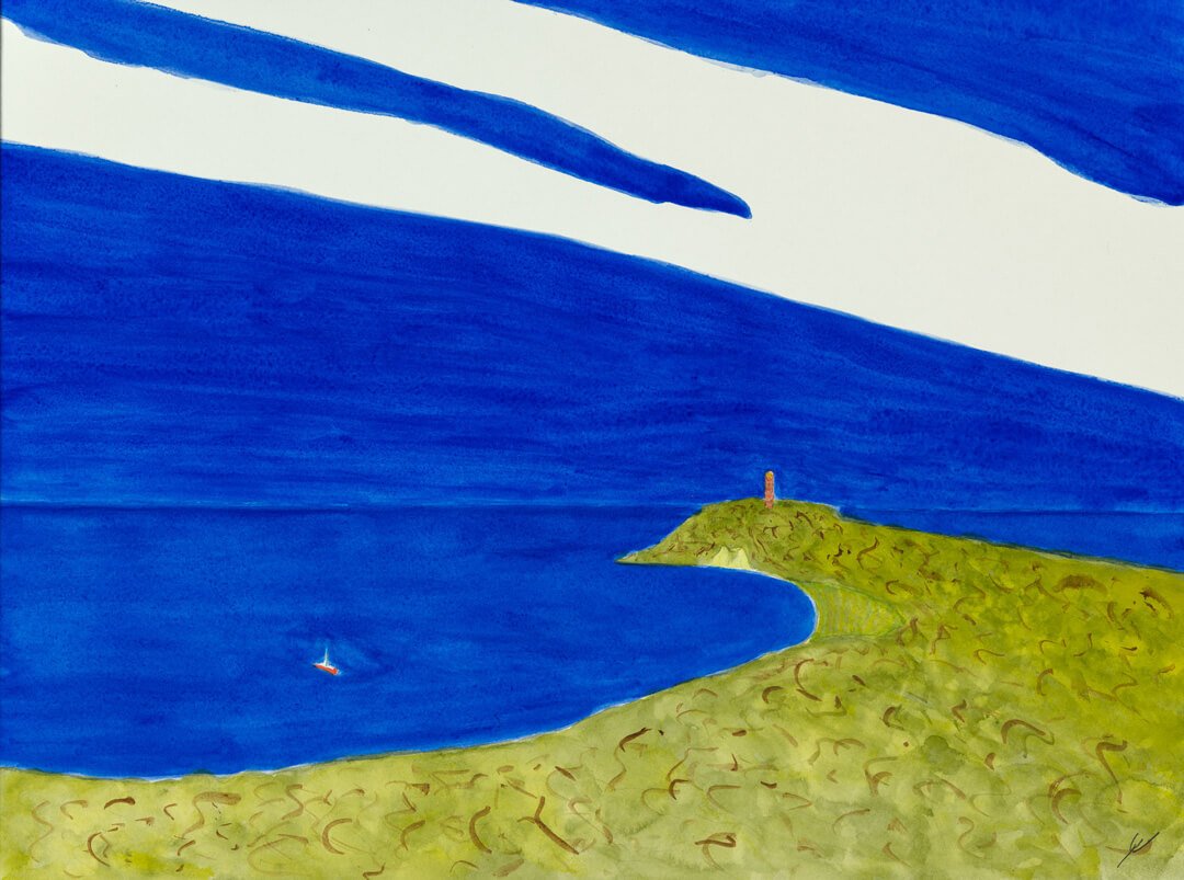 Lighthouse and Sailboat, Northern Beaches, N.S.W., Australia